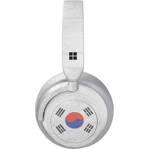 South Korean Flag Distressed Surface Headphones Skin